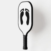 Prints met bakvoeten pickleball paddle (Links)