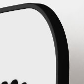 Prints met bakvoeten pickleball paddle (Links Detail)