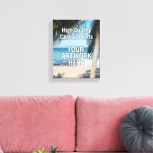 Prints met galerij-omhulde doek van uw kunstwerk (Insitu (Woonkamer))