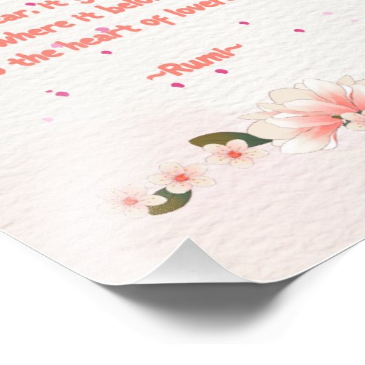 Prints met gedicht foto afdruk (Hoek)