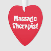 Prints met massagetherapie ornament (voorkant)