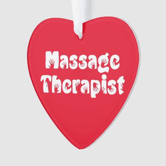Prints met massagetherapie ornament (voorkant)