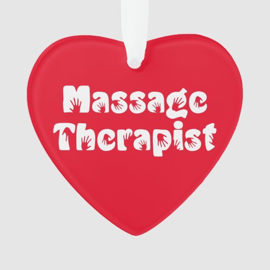 Prints met massagetherapie ornament (voorkant)
