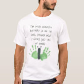 prints met vlinderhand t-shirt (Voorkant)