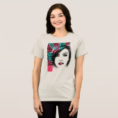 prints phrase another day in paradise Tri-Blend shirt (Voorkant volledig)