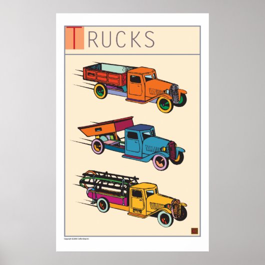 Prints/Poster van vrachtwagens Poster (Voorkant)