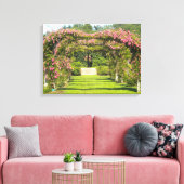 Prints roos Arch Wrapped Canvas (Insitu (Woonkamer))