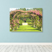 Prints roos Arch Wrapped Canvas (Insitu (Houten vloer))