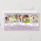 Prints sparen de Datum Fotokaarten Save The Date (Voorkant)