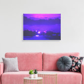 Prints van Amethyst Moonlight Wrapped Canvas (Insitu (Woonkamer))