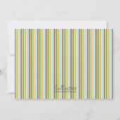 Prints van de dierenbaby Shower Invitations (Train Kaart (Achterkant)