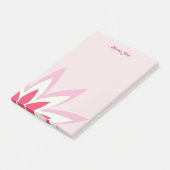 Prints van de Floral Boarder van Lotus Flower Post-it® Notes (Schuin)