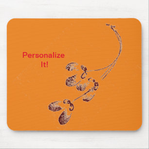 Prints van de Natuur van lederen  Mousepad Muismat