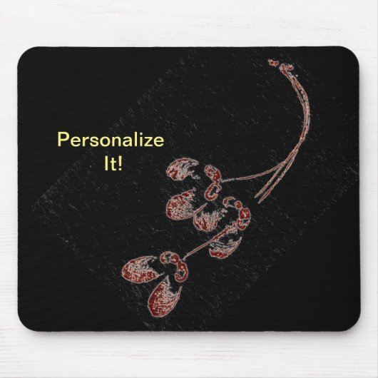 Prints van de Natuur van lederen Mousepad Muismat (Voorkant)