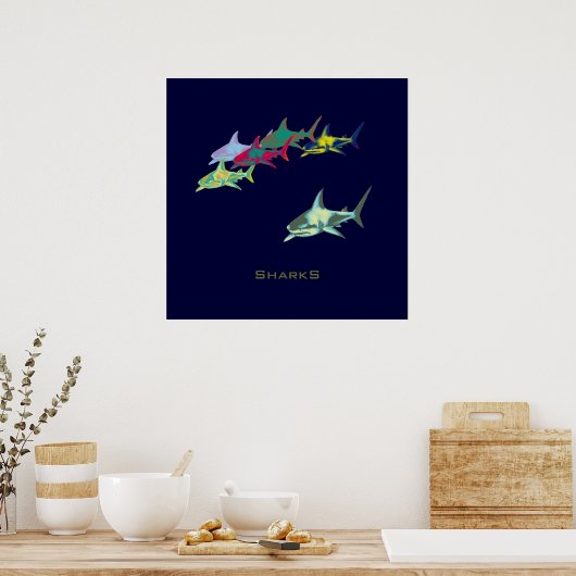 prints van decor-haai (Keuken)