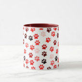 Prints van dierenvoeten mok (Midden)