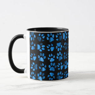 Prints van dierenvoeten mok
