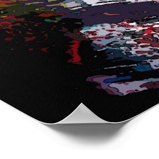 Prints van digitale Abstracte Posters (Hoek)