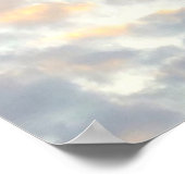 Prints van esthetische wolken, Posters (Hoek)