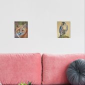 Prints van vossen en slechtvalken (Woonkamer)