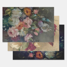  PRINTS VOOR DE DECOUPAGINA VAN HET ZWARE ZWARE GE