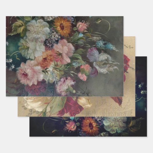  PRINTS VOOR DE DECOUPAGINA VAN HET ZWARE ZWARE GE INPAKPAPIER VEL (Set)