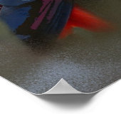 Prints voor de fijnkunst van Afrikaanse grijze pap (Hoek)