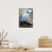 Prints voor de fijnkunst van Afrikaanse grijze pap (Keuken)