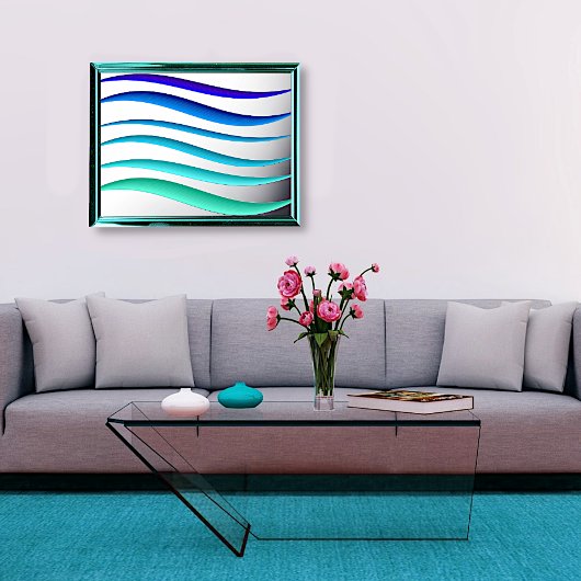 Prints voor de Folie van Zeeen van carribben