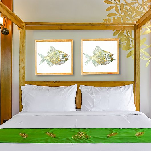 Prints voor decoratieve visFolie