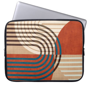 Prints voor hedendaagse collage wandretro-kunst. F Laptop Sleeve