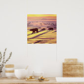 Prints voor het schilderen van Beren, zonneklaar B (Keuken)