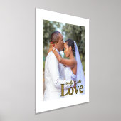 Prints voor Love Weddenschap Custom Foto and Text  (Laagn)