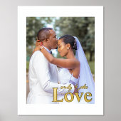Prints voor Love Weddenschap Custom Foto and Text  (Voorkant)