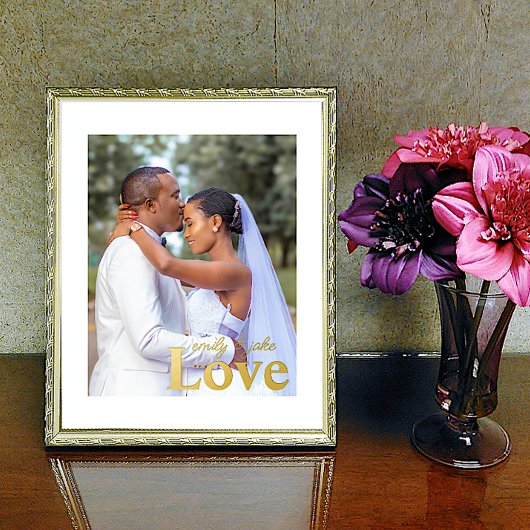 Prints voor Love Weddenschap Custom Foto and Text 
