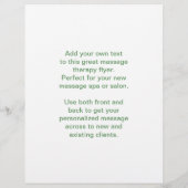 Prints voor massagetherapie flyer (Achterkant)