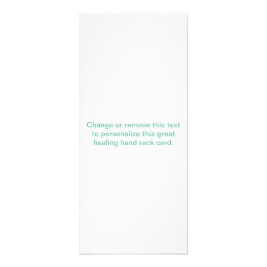 Prints voor massagetherapie reclamekaart (Achterkant)