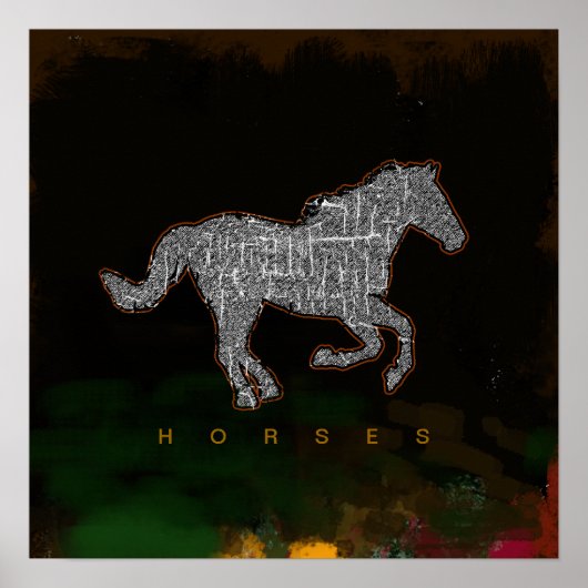 prints voor paardenrennen (Voorkant)