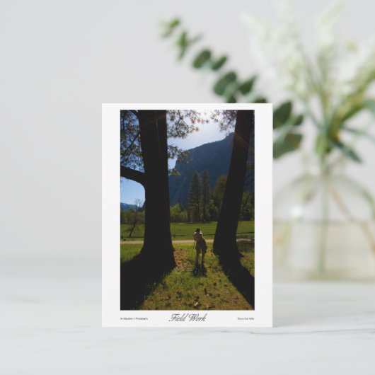 Prints voor veldwerk briefkaart (Staand voorkant)