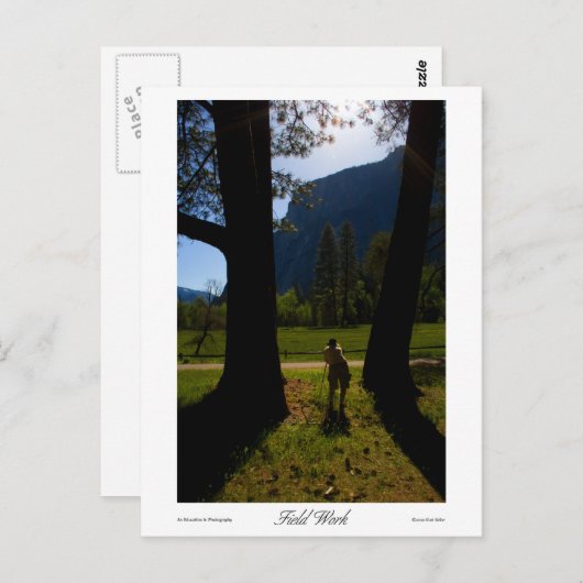 Prints voor veldwerk briefkaart (Voorkant / Achterkant)