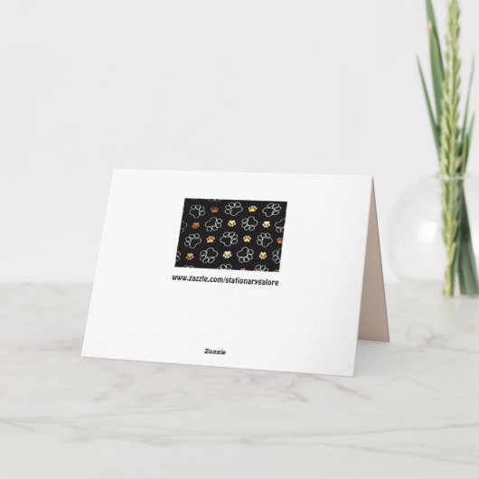 prints wenskaart kaart (Achterkant)