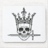  printschedel in kroon met zwaarddruk muismat (Voorkant)