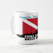 Prinz Eugen Wreck Diver Kwajalein Marshall Islands Koffiemok (Voorkant links)