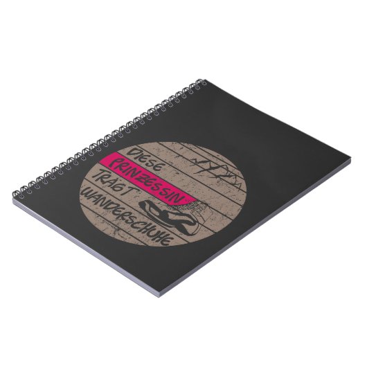 Prinzessin trägt Wanderschuhe, Sonnenuntergang Notitieboek (Linkerzijde)