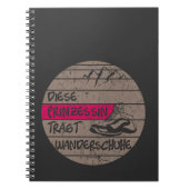 Prinzessin trägt Wanderschuhe, Sonnenuntergang Notitieboek (Voorkant)