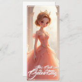 Prinzessin zum Geburtstag im rosa Traumkleid (Voorkant / Achterkant)