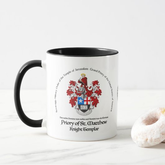 Priorij van St. Matthew/SMOTJ Tempeliersmok Mok (Met donut)
