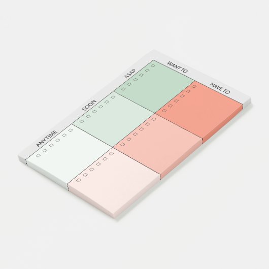 Prioritair voor Dos Post-it® Notes (Schuin)