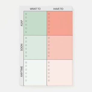 Prioritaire dosis post-it® notes