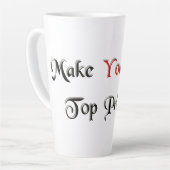 Prioriteit 1 latte mok (Linkerhoek)